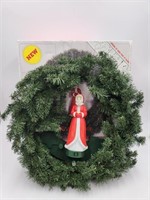 Vtg Mr Christmas Singing Wreath