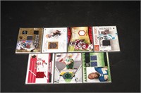 NFL 7 CARD LOT - MISC. JERSEY CARDS