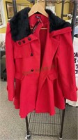 Ladies jacket - Zeagoo brand jacket - red velvet