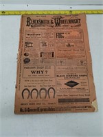blacksmith, wheelwright January 1911 issue