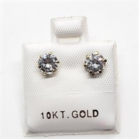 $120 10K  CZ Earrings