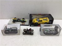 (5) Collectible Die Cast Autos "A"