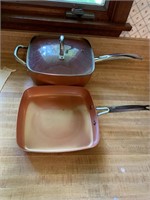 2- Copper Cook Pans