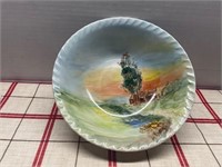 HANDPAINTED SERVING BOWL