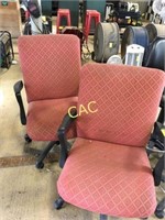 2pc Rolling Office Chairs