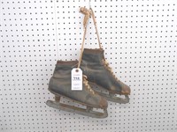 Old Leather Ice Skates