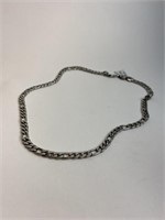 1 24 Inch Stainless Steel Figaro Chain, Mens
