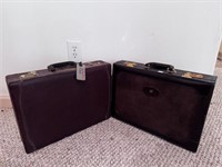 Vintage Briefcase Lot of 2 (1 needs cleaning)