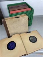 Vintage 78s Book Sets in Milk Crate