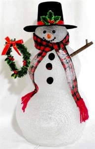 Snowman Lighted Figure 14"