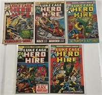 Marvel Hero For Hire Lot Nos.2-6 1972-1973 ++