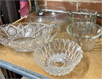 CLEAR GLASS BOWLS