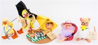 5 Annalee Mobilitee Dolls Ducks Sunbather Mouse +