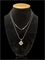Vintage Van Cleef & Arpels 18k White Gold Necklace