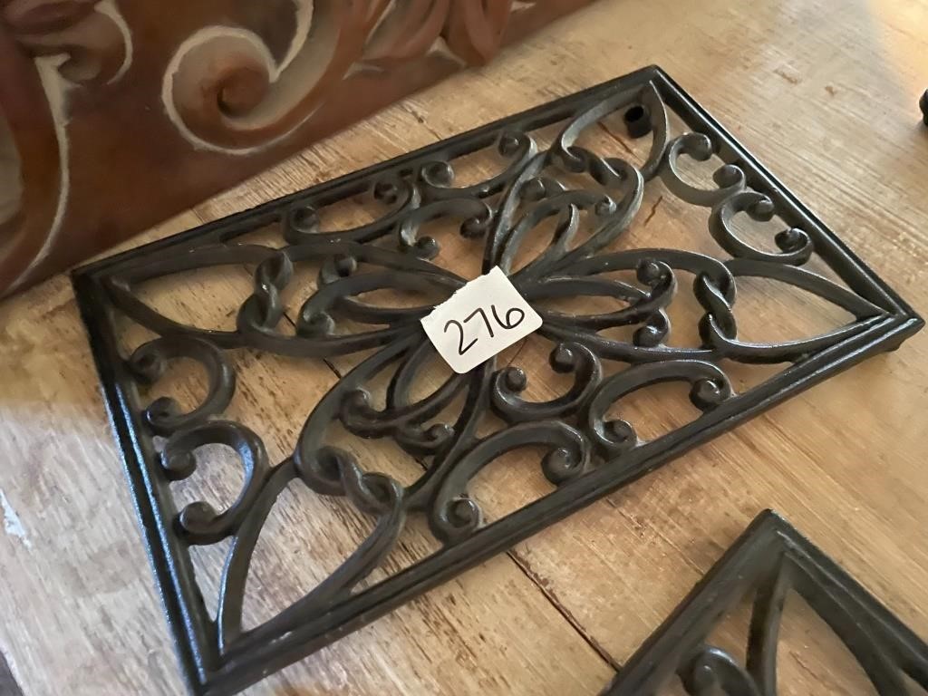 rectangle metal trivet