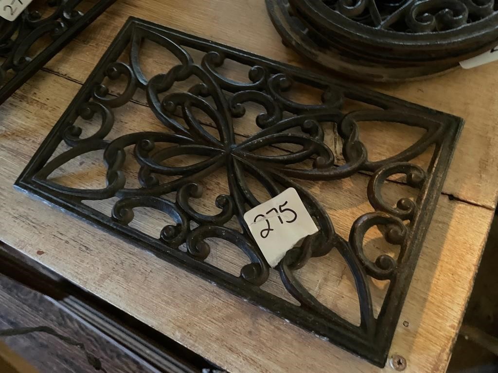 rectangle metal trivet