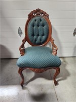 Vintage Carved Wood Chair