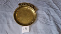 Vintage Solid Brass Tray