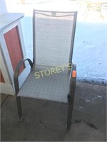 Stacking Patio Chair - High Back