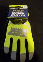 Truck Stuff Hi-Vis work gloves Size:L