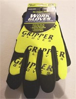 Truck Stuff Hi-Vis Gripper work gloves Size:2X