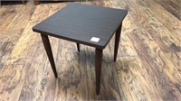 Small mid century table. 14.5”x14.5”x15”h
