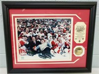 Framed Red Wings 2002 Stanley Cup Champions Print