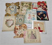 Various vintage greeting cards.