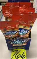 12-1.5oz Blue Diamond almonds smokehouse exp 3-21