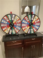 (2) Game Show Spinning Wheels