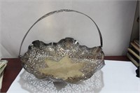 A Silverplated Basket