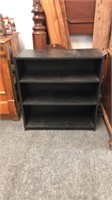 Modern black bookshelf