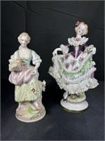 Porcelain statues
