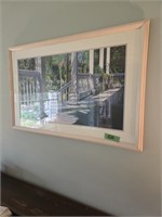Large Framed Print Of A Southern Front Porch 42