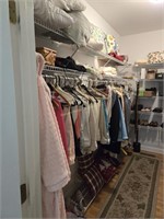 Contents Of Closet To Include Clothing, Jackets,