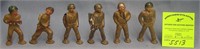 Group of vintage toy soldiers