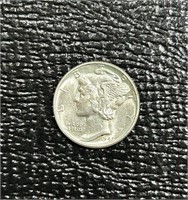 1945 US Mercury Dime BU