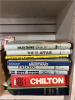 Shelf Lot of Auto Related Books