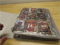 Nascar Racecar trading cards in binder.