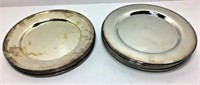 Rogers & Halls Silver Plate Plates
