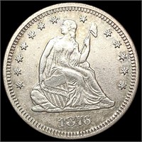 1876-S Seated Liberty Quarter CLOSELY