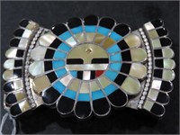 Zuni Native American Belt Buckle