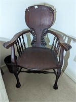 Wooden Stickley & Brandt Arm Chair