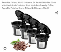 MSRP $8 4 Pack Coffee Pod Filters