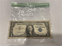 1957A Blue Seal $1 Silver Certificate Star Note