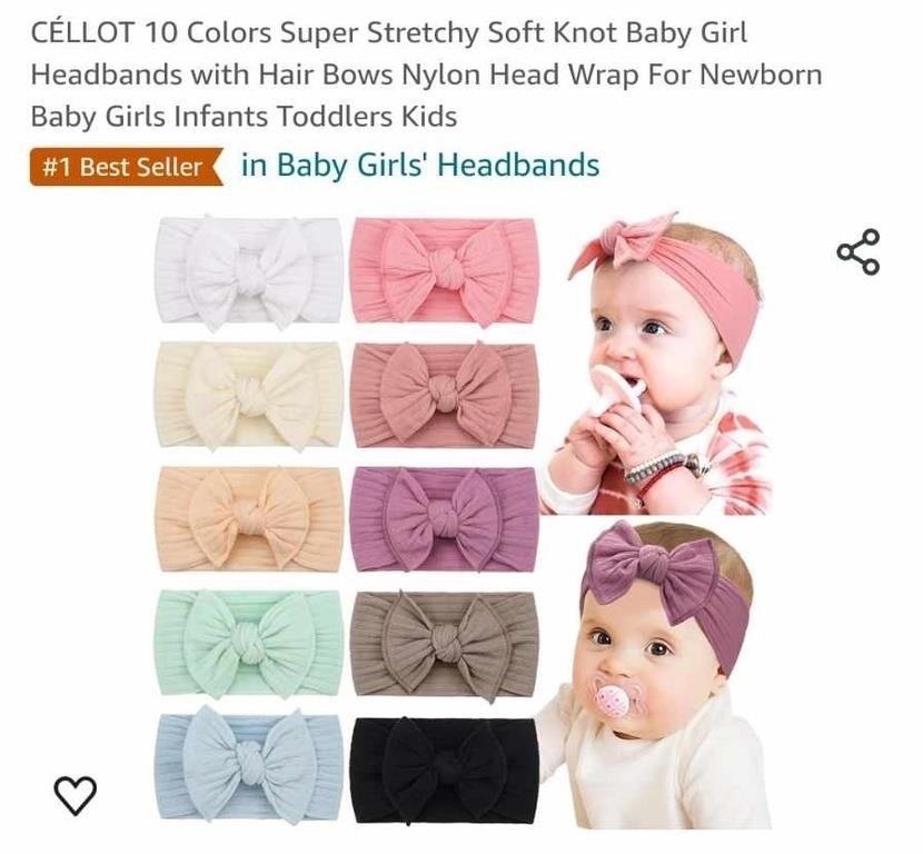 MSRP $10 Baby Headbands