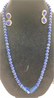 Silver Lapis Lazuli Earrings(no backs) and