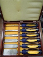 MasterGrip Wood Chisel Set & Case