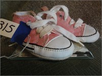 Baby Converse (Size 2) & Mirror Plate