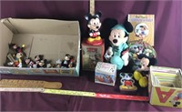 Vintage Lot of Mickey Mouse and Disney Items